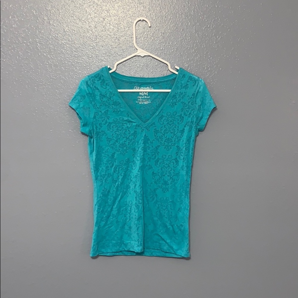 Light blue blouse